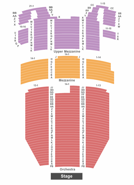 5th Avenue Theatre Bill Burr Seating Chart